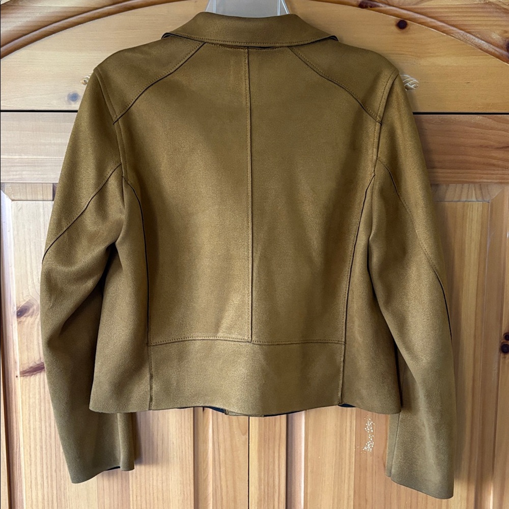 🌟HP🌟H&M Faux Suede Moto Jacket - Picture 9 of 14